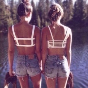 Levi’s high waisted cutoff Jean shorts 34